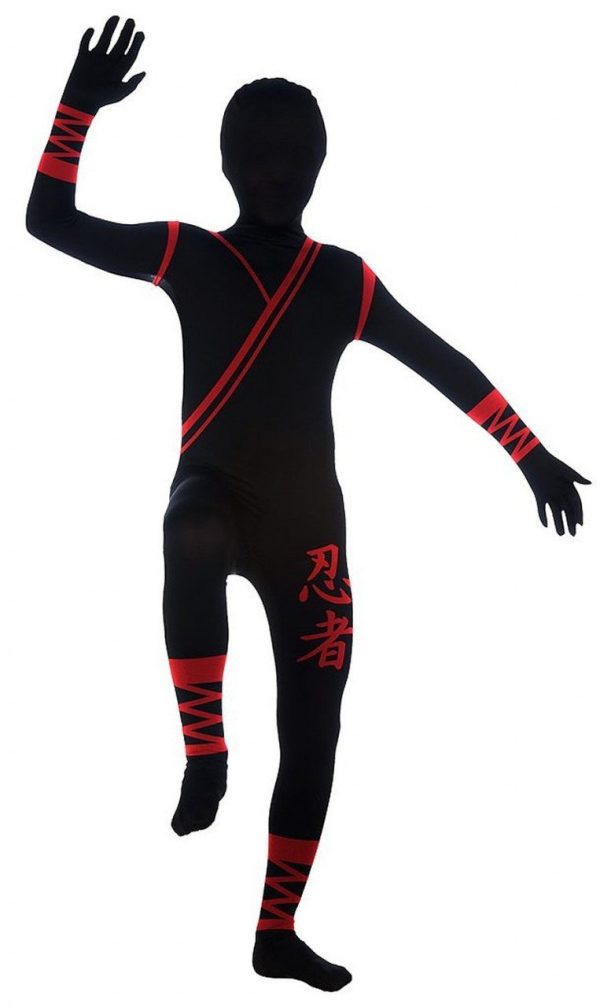 Fantasia Ninja Master Spandex Infantil Fantasia Ninja Master Spandex Infantil