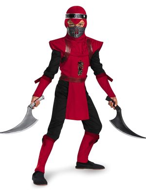 Fantasia Ninja Viper Infantil Vermelho Fantasia Ninja Viper Infantil Vermelho