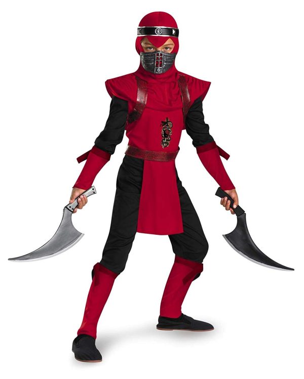 Fantasia Ninja Viper Infantil Vermelho Fantasia Ninja Viper Infantil Vermelho