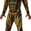 Fantasia Pantera Negra Amarelo Infantil Luxo