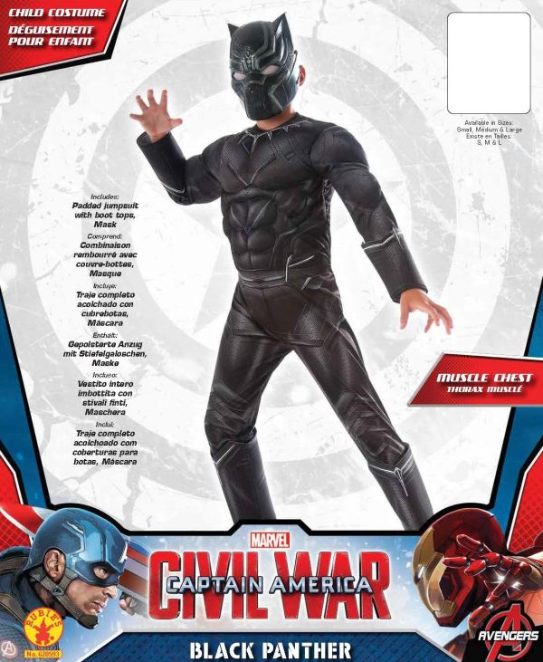 Fantasia Pantera Negra Capitão América Guerra Civil Infantil Fantasia Pantera Negra Capitão América Guerra Civil Infantil