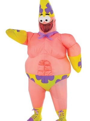 Fantasia Patrick Infantil Inflável Bob Esponja Um Herói Fora da Água Fantasia Patrick Infantil Inflável Bob Esponja Um Herói Fora da Água