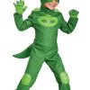 Fantasia PJ Máscaras Lagartixo Greg Luxo Infantil