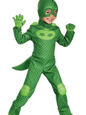 Fantasia PJ Máscaras Lagartixo Greg Luxo Infantil Fantasia PJ Máscaras Lagartixo Greg Luxo Infantil