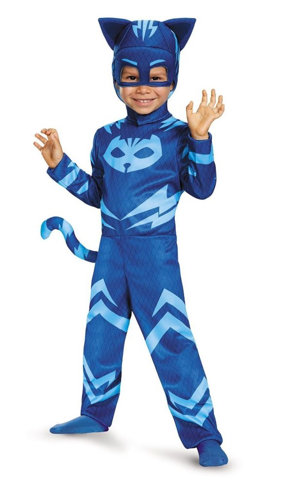 Fantasia PJ Máscaras Menino Gato Connor Infantil Fantasia PJ Máscaras Menino Gato Connor Infantil
