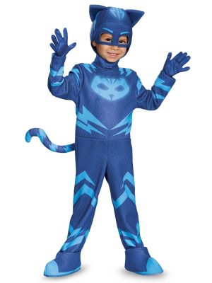 Fantasia PJ Máscaras Menino Gato Connor Luxo Infantil Fantasia PJ Máscaras Menino Gato Connor Luxo Infantil