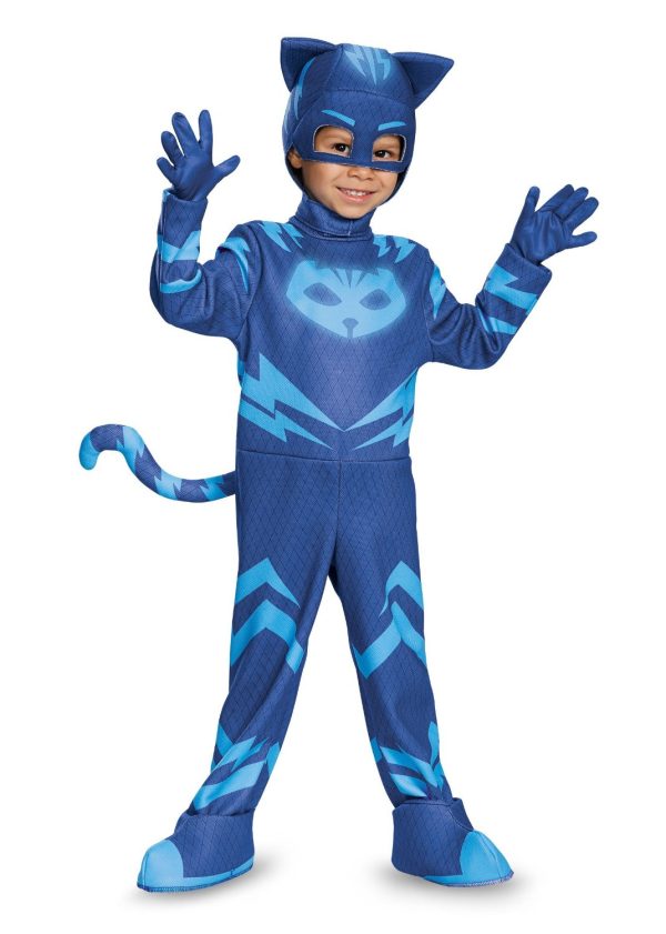 Fantasia PJ Máscaras Menino Gato Connor Luxo Infantil Fantasia PJ Máscaras Menino Gato Connor Luxo Infantil