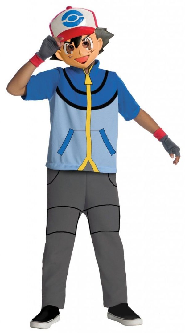 Fantasia Pokemon Ash Ketchum Infantil Clássica Fantasia Pokemon Ash Ketchum Infantil Clássica