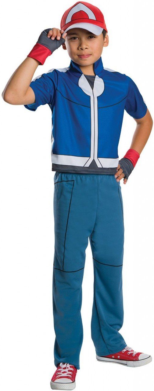 Fantasia Pokemon Ash Ketchum Infantil Luxo Fantasia Pokemon Ash Ketchum Infantil Luxo