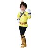 Fantasia Power Rangers Amarelo Luxo Infantil Adolescente