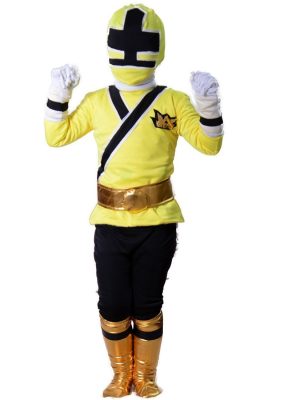 Fantasia Power Rangers Amarelo Luxo Infantil Adolescente Fantasia Power Rangers Amarelo Luxo Infantil Adolescente