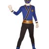 Fantasia Power Rangers Azul Luxo Infantil Adolescente