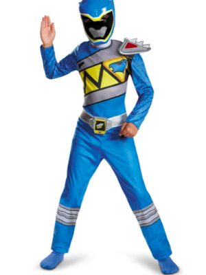 Fantasia Power Rangers Dino Charger Azul Clássica Fantasia Power Rangers Dino Charger Azul Clássica