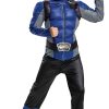 Fantasia Power Rangers Morfador Azul Luxo Infantil