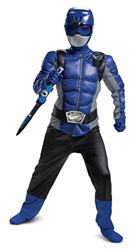 Fantasia Power Rangers Morfador Azul Luxo Infantil