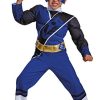 Fantasia Power Rangers Ninja Azul Infantil