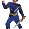 Fantasia Power Rangers Ninja Azul Infantil