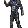 Fantasia Power Rangers Preta Filme Músculos Infantil