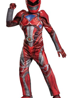 Fantasia Power Rangers Vermelha Filme Músculos Infantil Elite Fantasia Power Rangers Vermelha Filme Músculos Infantil Elite