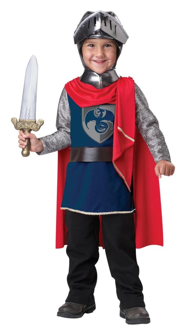 Fantasia Príncipe Guerreiro Medieval Infantil Clássica