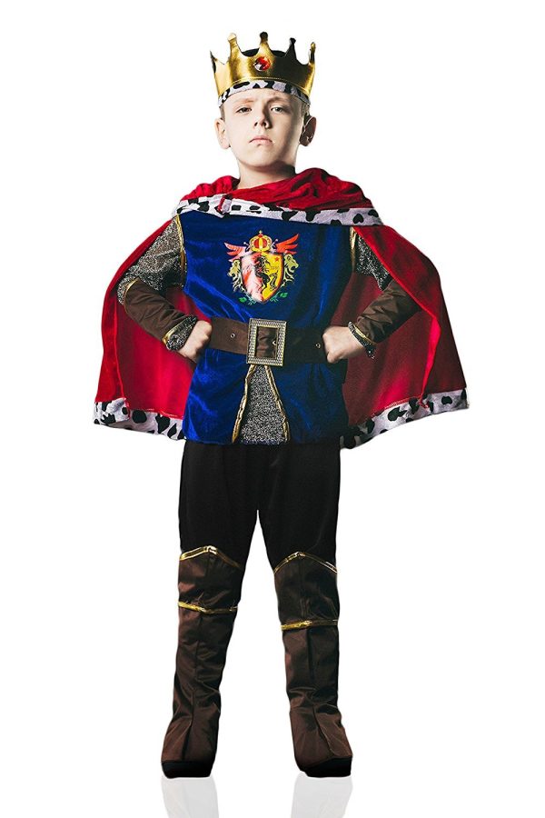 Fantasia Príncipe Guerreiro Medieval Luxo Infantil