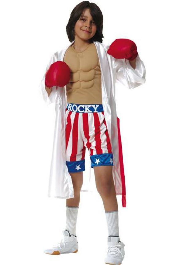 Fantasia Rocky Balboa Sylvester Stallone Boxer Infantil Fantasia Rocky Balboa Sylvester Stallone Boxer Infantil