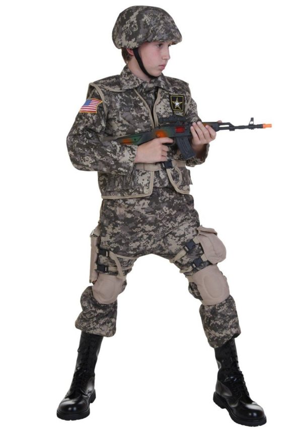 Fantasia Soldado do Exército Infantil