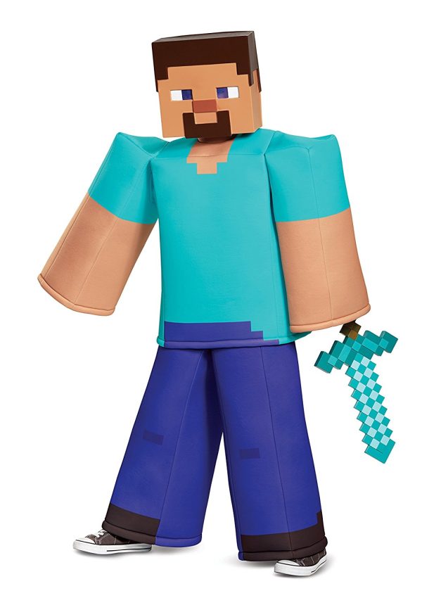 Fantasia Steve Minecraft Luxo Fantasia Steve Minecraft Luxo
