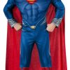 Fantasia Super Homem Infantil com Luz Homem de Aço