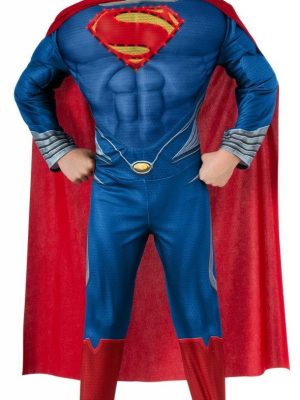 Fantasia Super Homem Infantil com Luz Homem de Aço