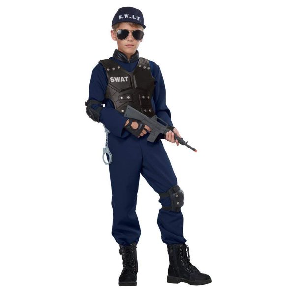 Fantasia SWAT Infantil Policia Luxo Fantasia SWAT Infantil Policia Luxo