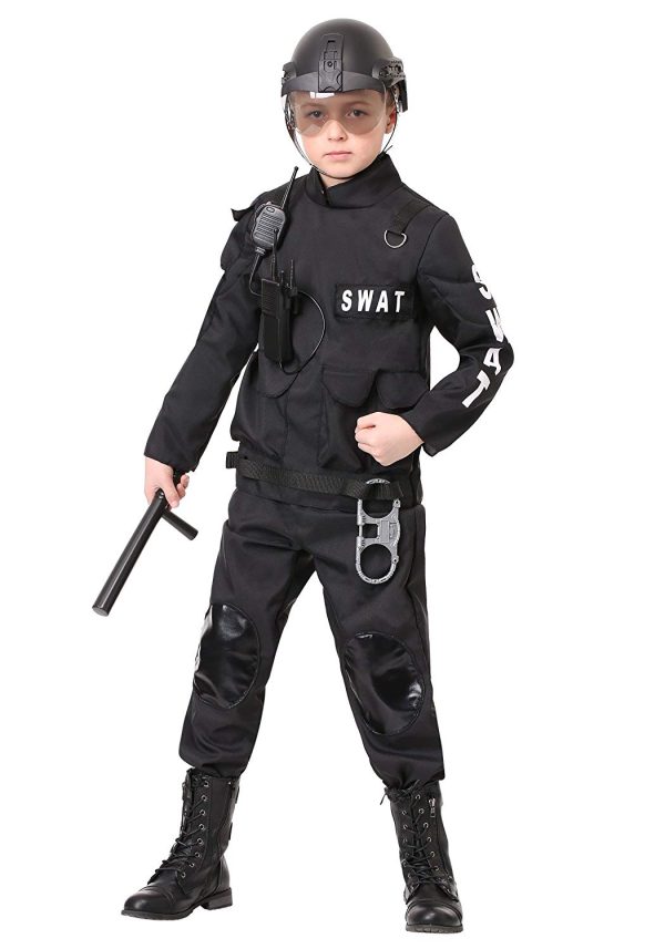 Fantasia SWAT Infantil Luxo Policial Fantasia SWAT Infantil Luxo Policial