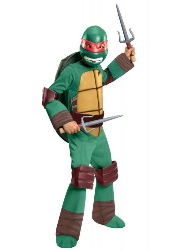 Fantasia Tartarugas Ninja Infantil Luxo Rafael com Músculos Fantasia Tartarugas Ninja Infantil Luxo Rafael com Músculos