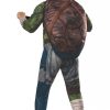 Fantasia Tartarugas Ninja Luxo Michelangelo com Músculos Infantil