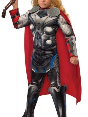 Fantasia Thor Os Vingadores 2 Era de Ultron Musculos Infantil Fantasia Thor Os Vingadores 2 Era de Ultron Musculos Infantil