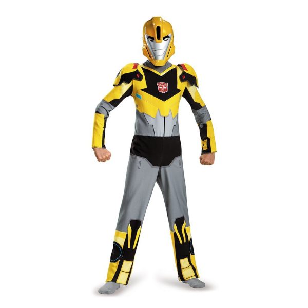 Fantasia Transformers Animado Bumblebee Infantil Clássica Luxo