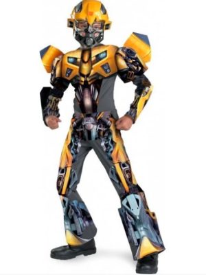 Fantasia Transformers Bumblebee Infantil Luxo
