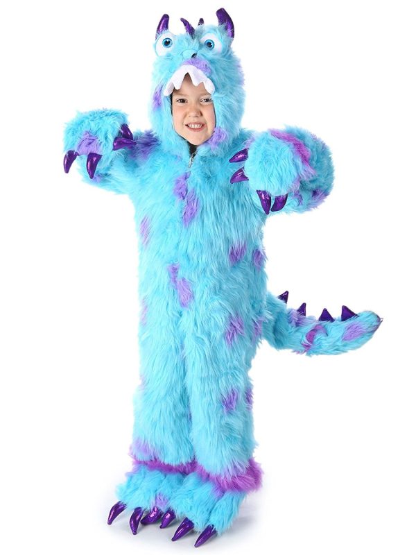 Fantasia Universidade dos Monstros Sullivan Sulley Luxo Infantil Fantasia Universidade dos Monstros Sullivan Sulley Luxo Infantil