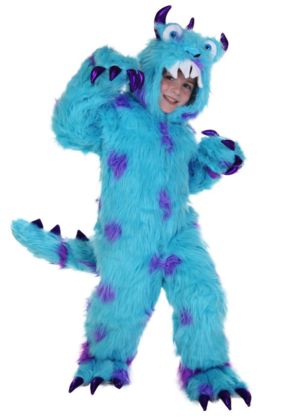 Fantasia Universidade dos Monstros Sullivan Sulley Luxo Infantil Fantasia Universidade dos Monstros Sullivan Sulley Luxo Infantil