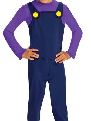 Fantasia Waluigi Infantil Fantasia Waluigi Infantil