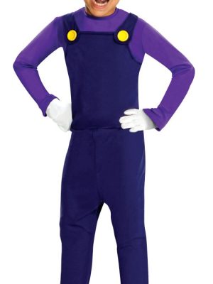 Fantasia Waluigi Luxo Infantil Fantasia Waluigi Luxo Infantil