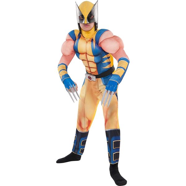 Fantasia X-Men Wolverine Infantil Luxo Clássica Fantasia X-Men Wolverine Infantil Luxo Clássica