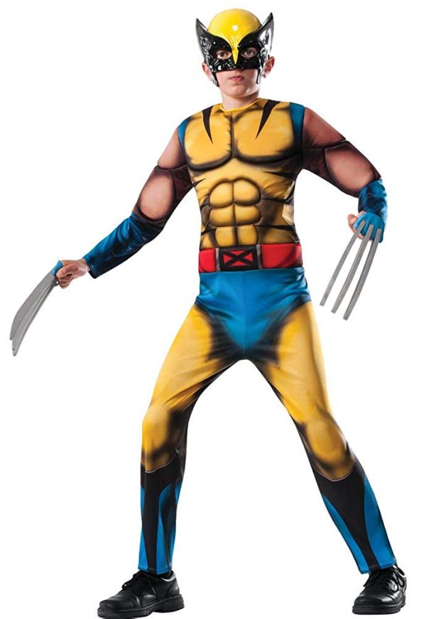 Fantasia X Men Wolverine Infantil Luxo Musculoso Fantasia X Men Wolverine Infantil Luxo Musculoso