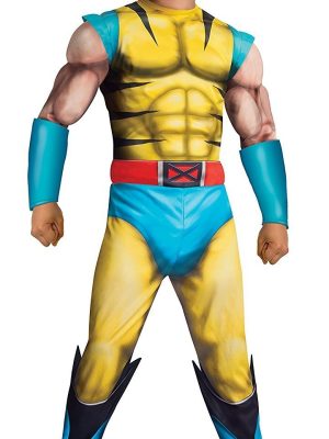 Fantasia X Men Wolverine Luxo com Músculos Infantil Fantasia X Men Wolverine Luxo com Músculos Infantil