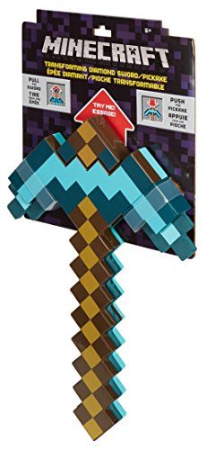Machado e Espada Minecraft Dourado