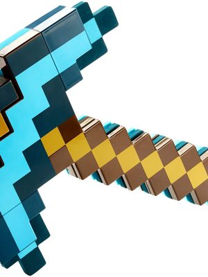 Machado e Espada Minecraft Dourado