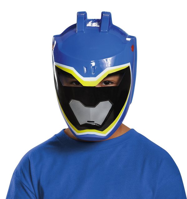 Máscara Dino Charge Power Ranger Azul Infantil Máscara Dino Charge Power Ranger Azul Infantil