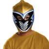 Máscara Dino Charge Power Ranger Dourada Infantil