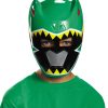 Máscara Dino Charge Power Ranger Verde Infantil