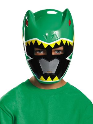 Máscara Dino Charge Power Ranger Verde Infantil Máscara Dino Charge Power Ranger Verde Infantil